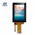 3.5 Inch 320x480 Resolution ILI9488 IC 380nits MCU/SPI/SPI+RGB Interface TFT LCD 4