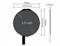 5 Inch 1080x1080 Resolution IPS Glass Round TFT LCD Module with HX8399C IC