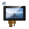 ILI5480 IC 500nits 5.0 Inch TFT LCD Display 800x480 With TTL Interface