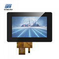 ILI5480 IC 500nits 5.0 Inch TFT LCD Display 800x480 With TTL Interface