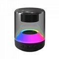 Colorful Lights Crystal Mini Wireless Bluetooth Speaker