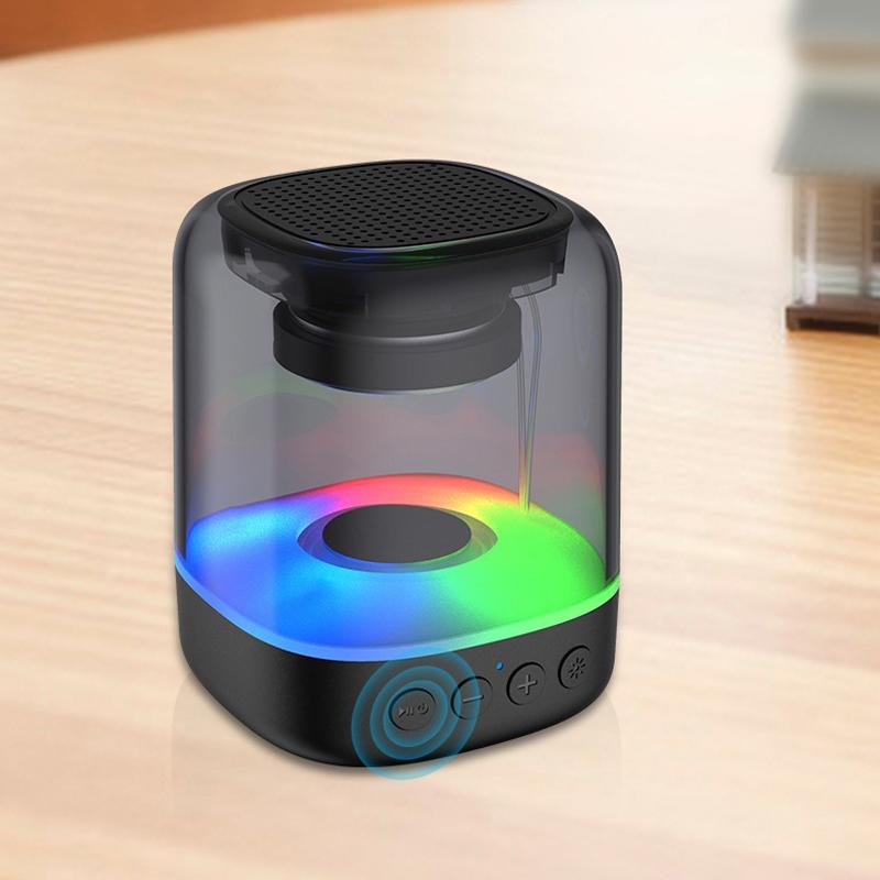 7 Colors Light Portable Crystal Wireless Bluetooth Speaker 3