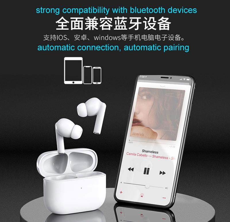 Unique Touch Control Type-C TWS Wireless Bluetooth 5.3 Earphone 5