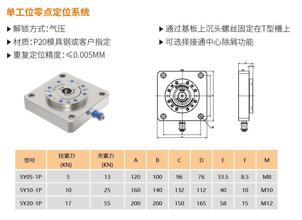 单工位零点定位系统 2