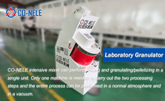 10 liters laboratory intensive mixer for ceramic powder granulation