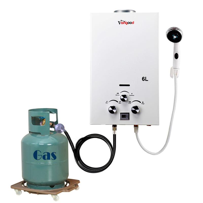 6L to 8L 10L 12L 16L 20L Boiler Instant Propane Tankless Lpg Gas+water+heater Vangood (China
