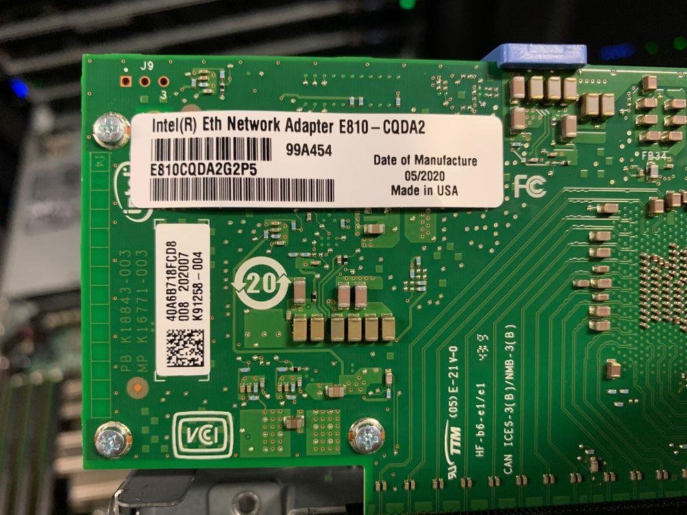 For Intel® Ethernet Network Adapter E810-CQDA2 E810CQDA2G2P5