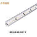 展柜货架明装90度直角免开槽硬