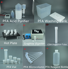 PFA sample dissolving tank bottle corrosion resistance