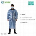 GA6-2001 Disposable Isolation Gown  Chemical Resistant Disposable Coveralls    4