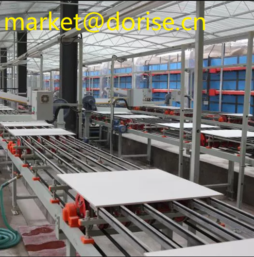 Factory Sales Belt Conveyor Line Ceramic Factory Glazing Line Whole Line Design,