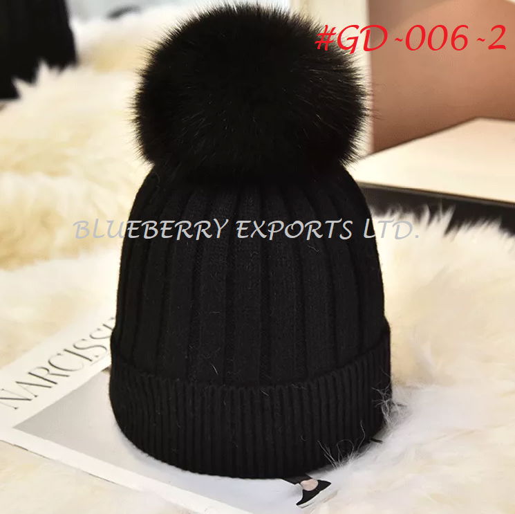 Winter Knit caps golf winter hats custom knitted bobble hat #GD-006 3