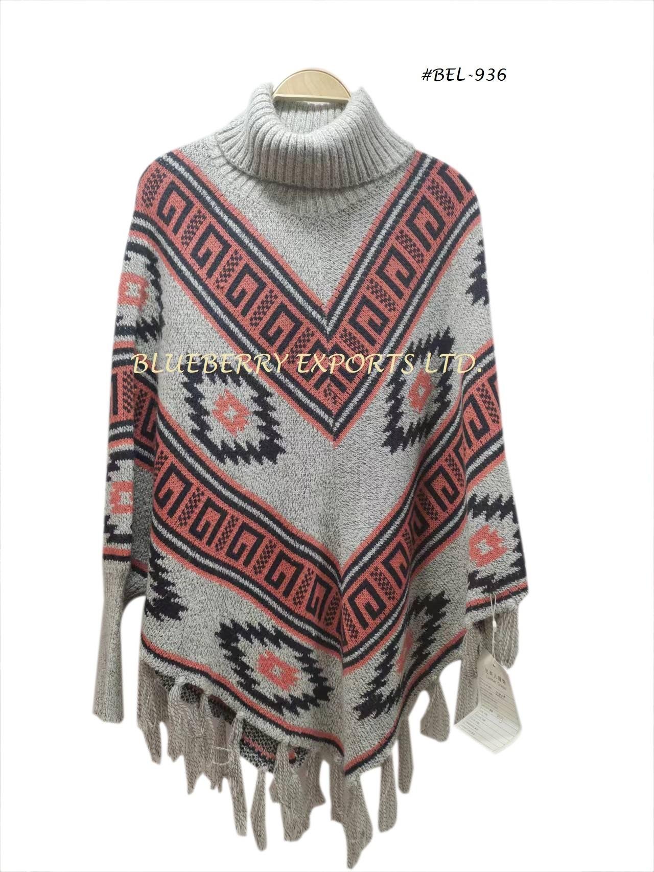 Sweater Tops Knit Pullover pattern design #BEL-936