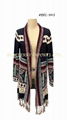 Knit Long Cardigan sweater jacket with