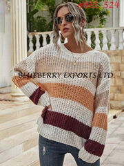 Sweater Tops Knit Pullover #BEL-524