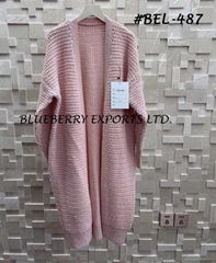 Sweater Long Cardigan #BEL-487