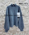Sweater Tops Knit Pullover #BEL-473