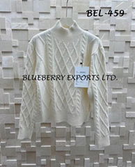 Sweater tops Knit twist weave #BEL-459