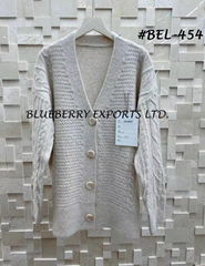 Sweater Cardigan Twist Weave #BEL-454