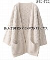 Sweater Knit short Cardigan #BEL-722 1