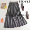 Knit pleated Skirt #BEL-812 1
