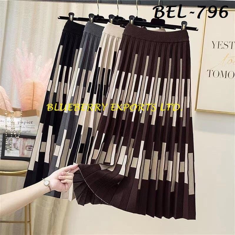 Knit pleated Skirt #BEL-796