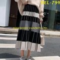 Knit pleated Skirt #BEL-794