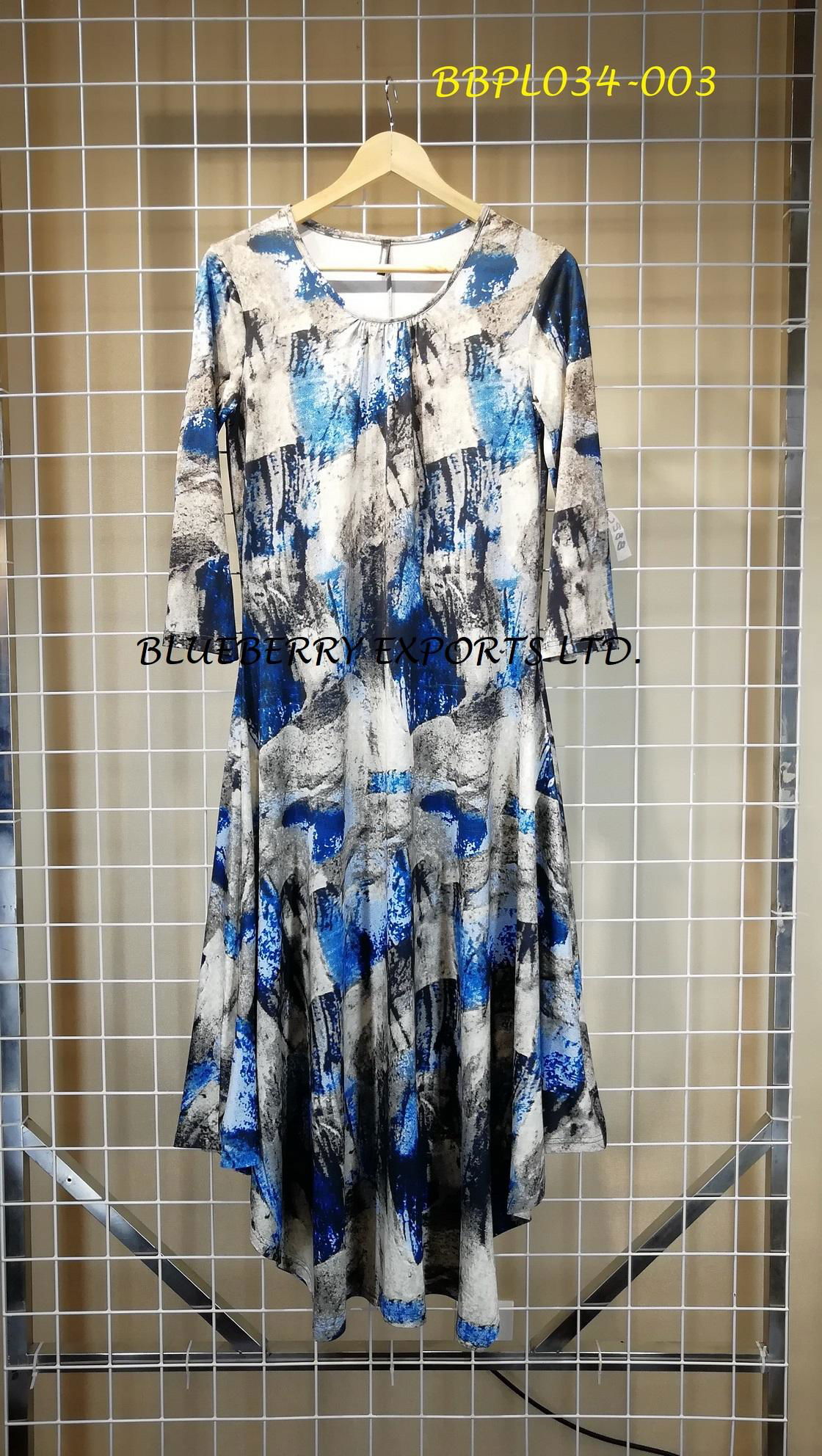 Winter Tunic dress with pattern design #BBPL034-003
