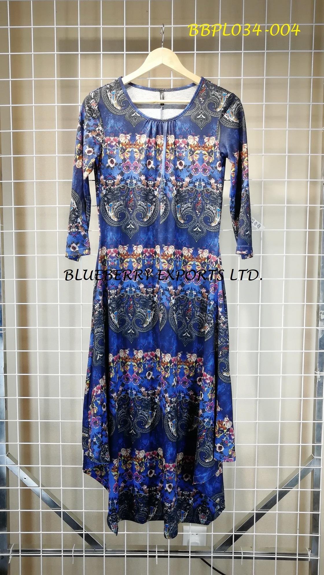 Winter Tunic dress with pattern design #BBPL034-004