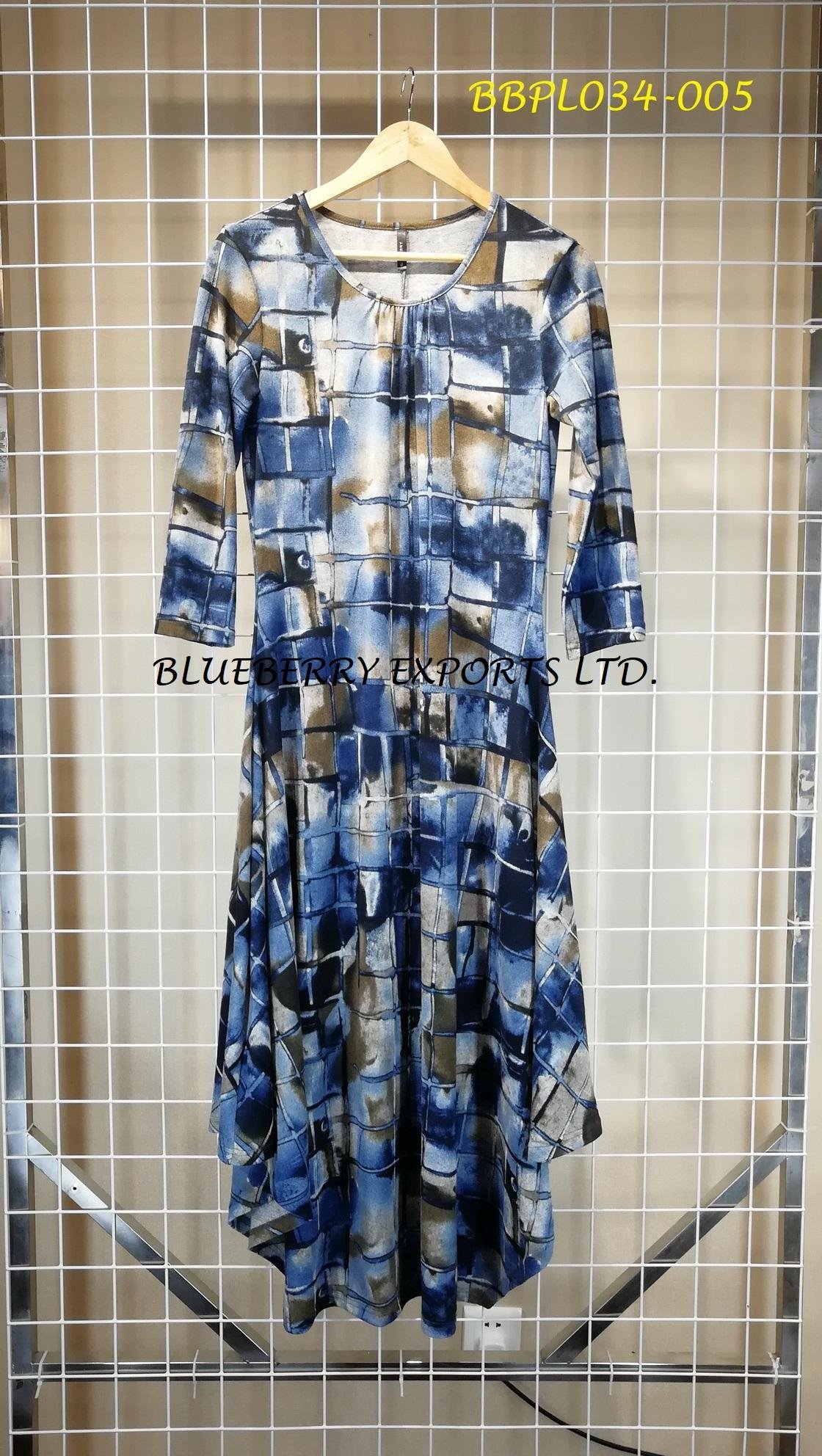 Winter Tunic dress with pattern design #BBPL034-005
