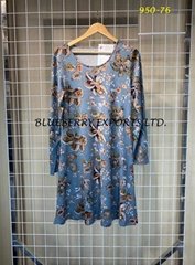 Winter Tunic dress with pattern design #950-76