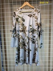 Winter Tunic dress with pattern design #950-78