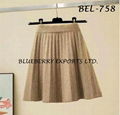 knit short skirt #BEL-758 1