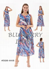 Ladies pleated dress