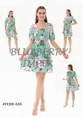 Ladies rayon dress