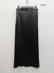 Satin Pleated Skirts
