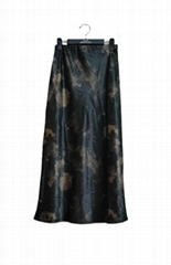 LADIES SILKY SATIN SKIRT
