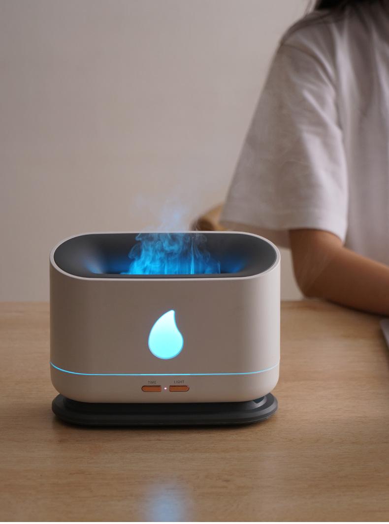 Newest Heat Flame Aromatherapy machine aroma diffusewith USB interface 3