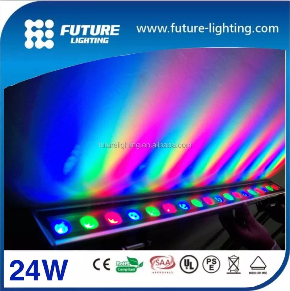 outdoor LED 24W rgb aluminum RGB led wall washer light 5