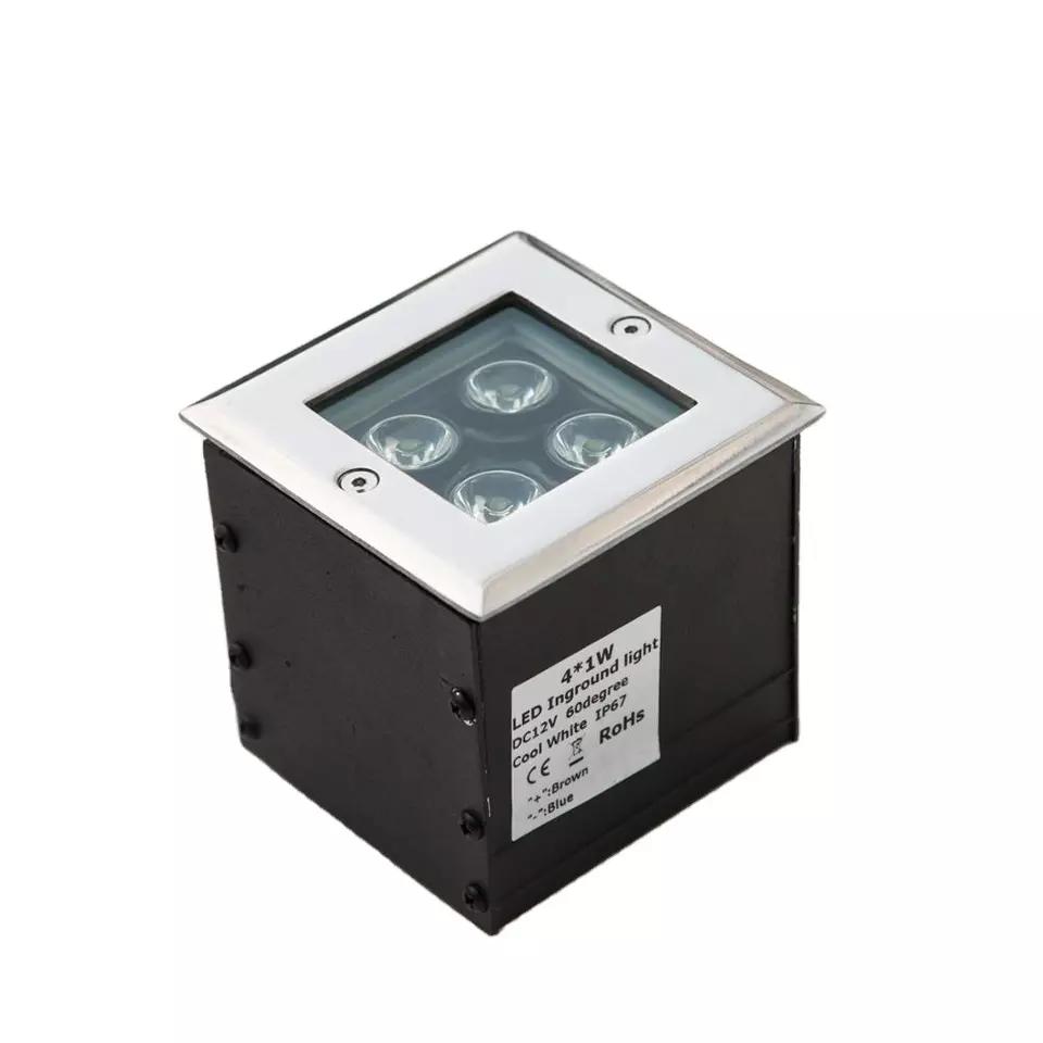 Outdoor IP67 4 watts in ground led lights 2