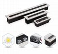 LED Stairs Buried Underground Recessed Lamp Rectangle RGB Ground Light 3