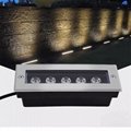 LED Stairs Buried Underground Recessed Lamp Rectangle RGB Ground Light 4