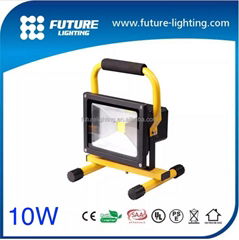 li-ion battery 4400mAH 10W rechargeable led floodlight with 3 Years Warranty