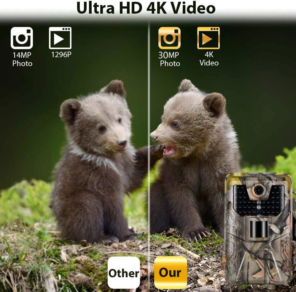 Hunting Cameras WIFI900PRO 30MP Night Vision Photo Traps 4