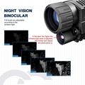 5X40 Infrared Digital Night Vision Monocular 1.5" TFT LCD 5