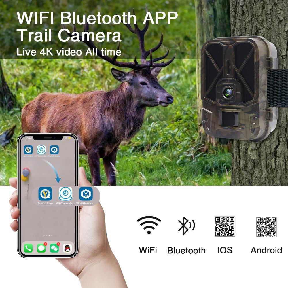 Hunting Cameras With 10000mAh Li-Battery Night Vision WiFi940PROLI 3