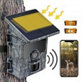 WiFi APP 30MP Solar Panel Powered Waterproof IP66 Outdoor Wildlife Trail Camera