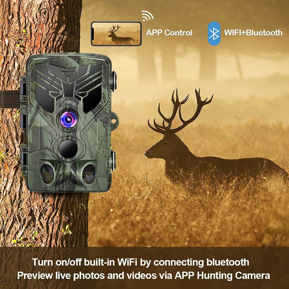 Trail Camera 30MP APP Control Night Vision WIFI830PRO Wildlife Surveillance 2