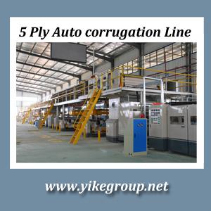 3 Ply Automatic Corrugated Cardboard Production Line