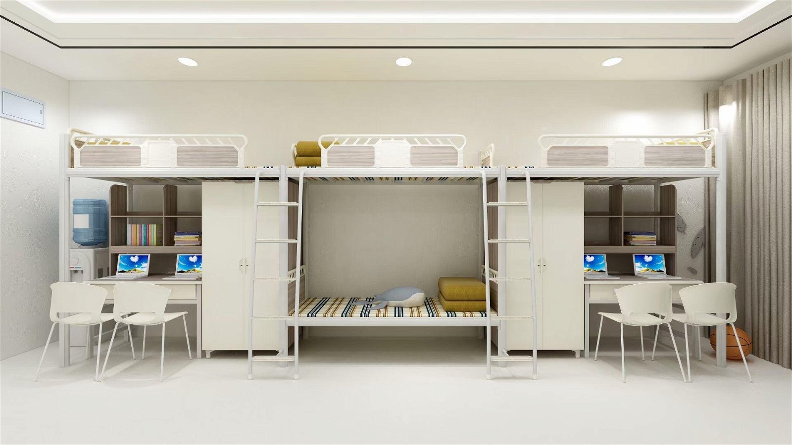 Bunk bed-metal bunk bed-adult loft bed 5